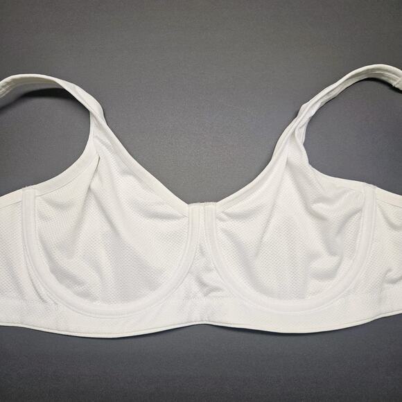 Natori Convertible High Impact Performance UW Sports Bra 731439 White Size 38C - Picture 5 of 8